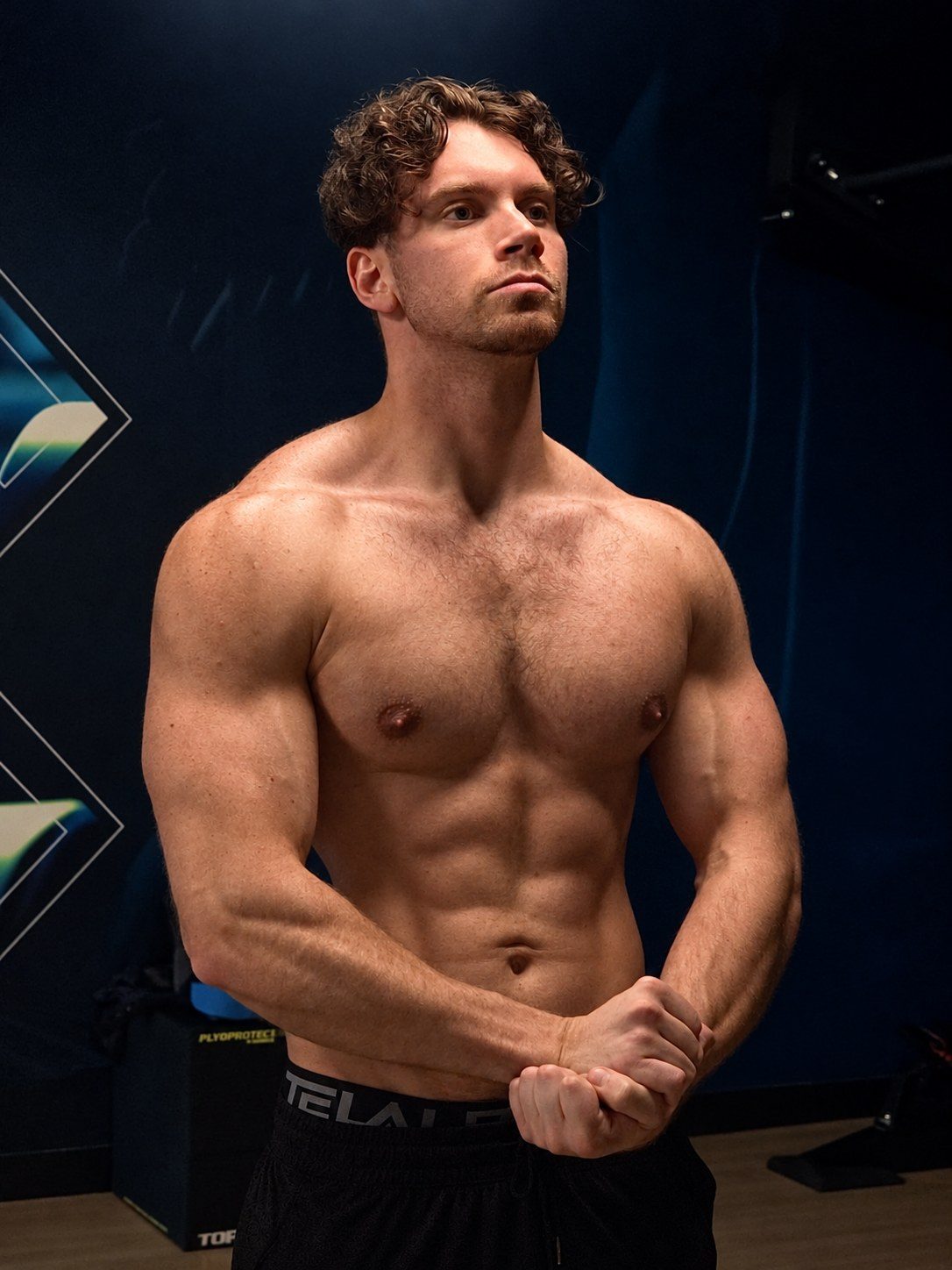 Terry in the gym, a fitness and bodybuilding enthusiast